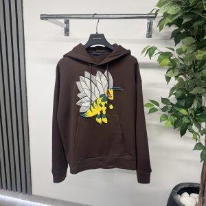 Louis Vuitton 1AAGPH Graphic Bee Patched Hoodie