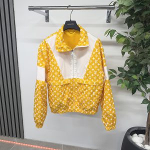 Louis Vuitton 1AFWJO Monogram Printed Technical Track Jacket